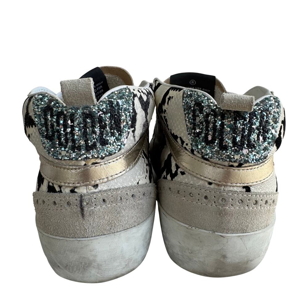 Golden Goose Purple and Gold Sneakers - Picture 2 of 12